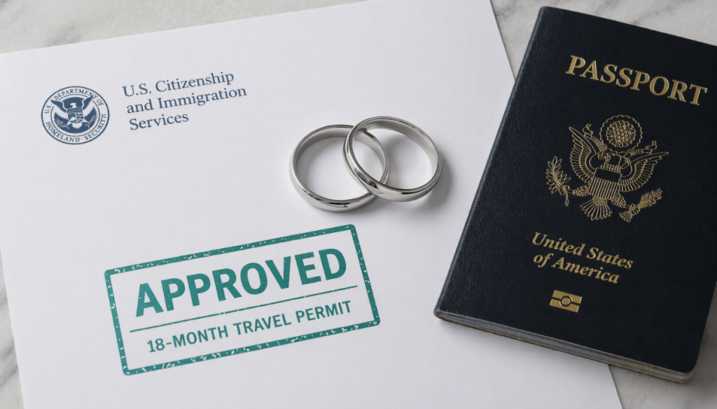 A Marriage-Based 18-Month Travel Permit Approval for Our Client from Mexico